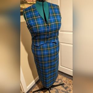 Vintage 2-piece plaid suit Nova Scotia Tartan